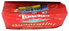 Loacker Quadratini Hazelnut Wafer Cookies 8.82oz Resealable Pack Non GMO