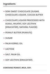2 Pack Trader Joe’s Dark Chocolate Peanut Butter Cups 16 oz each container