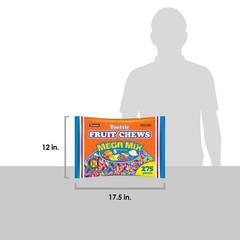 Fruit Chews Mega Mix – 8 Flavor Soft Rainbow Candy – Gluten Free 4 Pounds