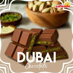 Dubai Chocolate Kunafa Pistachio, 200 gr (The Original), Daily Fresh Pack of 20