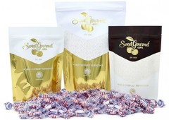 SweetGourmet Sugar-Free Peppermint Hard Candy | Individually Wrapped |