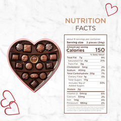 , Red Foil Heart, 10 Ounce – Chocolate Gift Box for Valentine’S Day, Mother’S Da