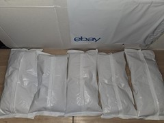 (5) 1lb Bags Of Dunkin Waffle Cone Pieces Sealed