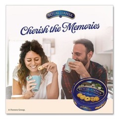 Royal Dansk Cookies, Danish Butter, 12 oz Tin, 3/Pack