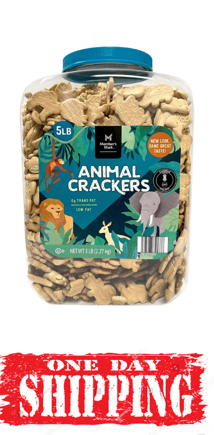 Member’s Mark Animal Crackers Peanut-Free (5 lbs.) Low-Fat Snack