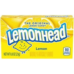 Lemonhead Candy 0.8 Ounce Box Pack of 24
