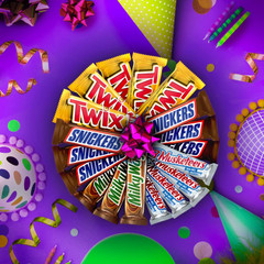 SNICKERS, TWIX, MILKY WAY & 3 MUSKETEERS Individually Wrapped Variety Pack Fu…