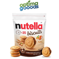 Nutella Biscuits Hazelnut Spread with Cocoa Sandwich Cookies 20-Count Bag.