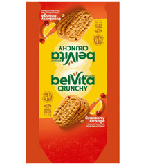 belVita Cranberry Orange Breakfast Biscuits, 8 Packs (4 Biscuits Per Pack)