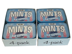 Big Sky Sugar Free Blue Raspberry Mints – 50 Count Tin (Pack of 8)