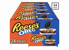 Reese’s Oreo Chocolate Peanut Butter Cups with Cookie Crumbs 24 Pack Box