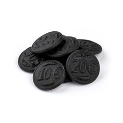Dutch Licorice Coins 5.2-Ounce Bags Pack of 12