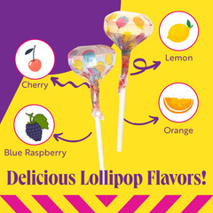 Smarties Double Lollies, Bulk Wrapped Lollipop Suckers Hard Candy (2 Pounds)