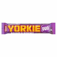 Yorkie Duo Raisin & Biscuit – 66g – Pack of 8