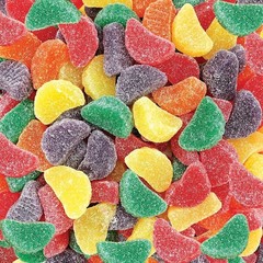 Fruit Slices – 2 Pound Bulk Pack (About 65 Count) – Assorted Jelly Candy – Unwra