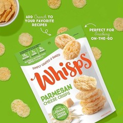 Whisps Cheese Crisps Variety Pack | Protein Chips | 2.12 Ounce (Pack of 6)