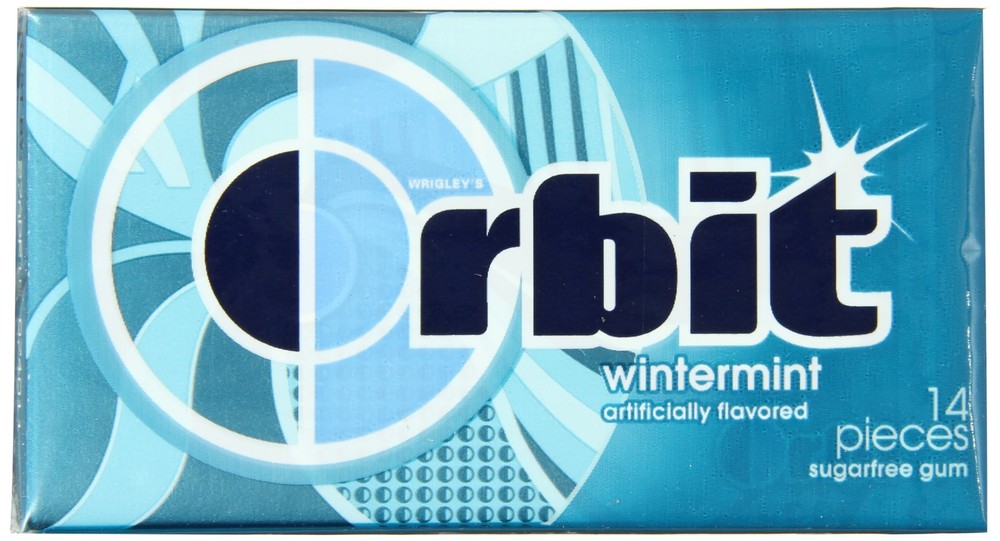 Wrigleys Orbit Wintermint, 14-Count (Pack of 12)