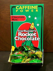 ROCKET CHOCOLATE CAFFEINE ENERGY 100 CT. CANDYMINT/FREE SHIP/FREE SURPRISE GIFT