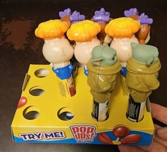 Set of 8 Chupa Chups Lollipop Holders with Candy. GPK and Grogu