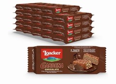 Loacker Gardena Chocolate Wafers 25 Pack 1.34oz Milk Chocolate Covered