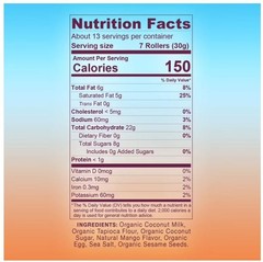 Ava Organics Mango Coconut Crispy Rollers 14.1oz Fast Dispatch