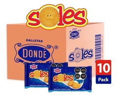 Galletas De Vainilla Soles Caja 10/180g – Galletas Dondé/ Cookies