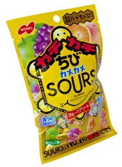 Japan Sour Gummies Nobel Confectionery Kachikachi Chibi Kamekame Sours 70g×6bags