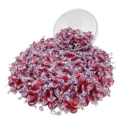 Sugar Free Fiery Cinnamon Hard Candy Discs -1 lb Bag Individually Wrapped Red