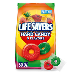 Hard Candy 5 Flavors, 50-Ounce Party Size Bag