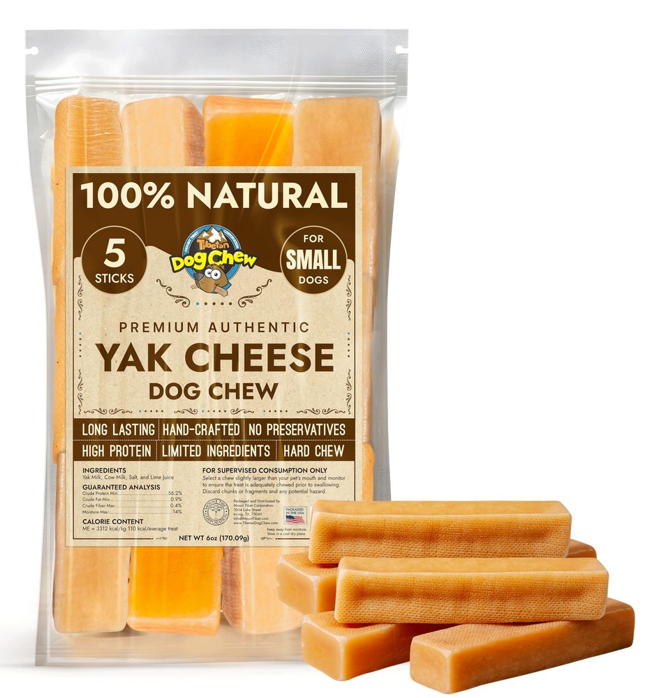Tibetan Yak Cheese Dog Chews – Natural, Long-Lasting Treats for Small Dogs