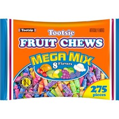 Fruit Chews Mega Mix – 8 Flavor Soft Rainbow Candy – Gluten Free 4 Pounds
