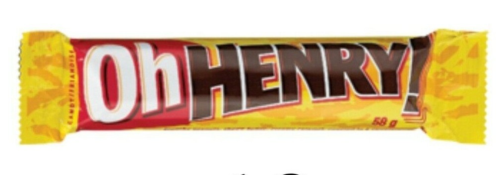 48 x OH HENRY Chocolate Candy Bar Hershey Canadian 58g each Free & Fast Shipping