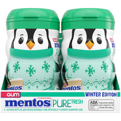 Pure Fresh Winter Edition Sugar-Free Chewing Gum with Xylitol, Spearmint, Holida