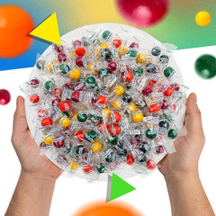 Jawbreakers Hard Candy | 1 Pound Bag – Approx. 75 Count | Fruit Flavored Assortm