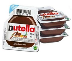 FERRERO NUTELLA MINI CUPS Hazelnut Spread & Skim Milk Cocoa PACK OF 36