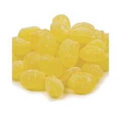 Sanded Lemon Drops Old Fashioned Hard Candy Gluten Free in Jar, 1.5 Lbs