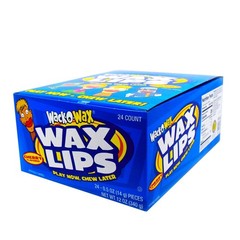 Cherry Wax Lips 24-Count Box 12 oz Wack-O-Wax
