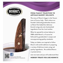 Nonni’s Biscotti, Dark Chocolate Almond, 8 Count, 6.88 (Pack of 1)