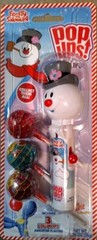 Frosty The Snowman Pop Ups! Lollipop Filled With Chupa Chups by Flix Candy, NEW
