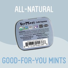 VerMints Organic Breath Mints Café Express – Real Ingredients, Lasting Coffee…