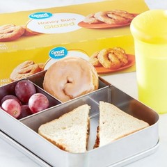Great Value Glazed Honey Buns 10.5 oz 6 Count Sweet Snack 2 Pack