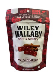 Wiley Wallaby, Hot Cinnamon Licorice Candy, Vegan, Fat Free, No High Fructose…