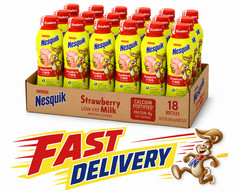 Nestle Nesquik Low Fat 1% Milk, Strawberry, 14 Ounce (Pack of 18)