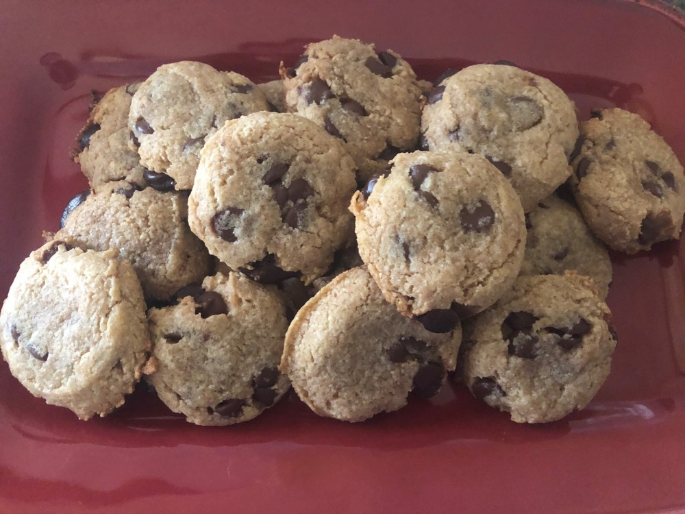 Keto Salted Caramel Chocolate Chip Cookies *Diabetic Friendly* Gluten Free*