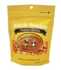 Brittle Brothers Peanut Brittle, 5 Ounce 5 (Pack of 1)