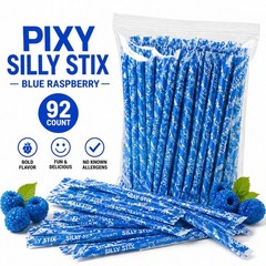 Pixy Silly Stix Candy 92 Ct Bulk Powder Candy Sticks Party Treat