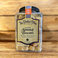 2 Pack of La Dolce Vita Classic Almond Biscotti 40oz each , Exp:11/26