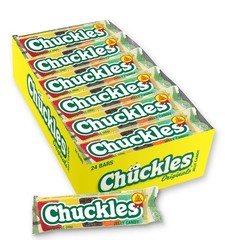 Delicious Chuckles Jelly Candy – 2 oz Bars in a 24 Pack for Sharing