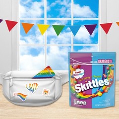 Skittles Flavor Mash-Ups Wild Berry and Tropical Candy, 9 Ounce (8 Bags) (Pack o