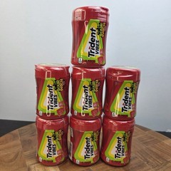 Trident Vibes SOUR PATCH KIDS Redberry Sugar Free Gum 7 – 40 Piece Bottles 12/25